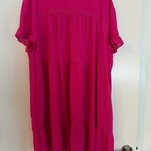 LOFT Plus pink dress size 22 never worn